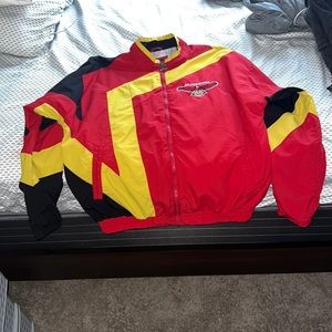 Vintage Starter Black Label Atlanta Hawks Windbreaker
